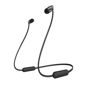 Sony WI-C310 ausinės belaidės į ausis įdedamos, kaklo juostelės skambučiams / muzikai Bluetooth juodos