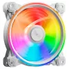 XPG HURRICANE 120 ARGB PWM White, ventiliatorius, 12 cm, 600 aps./min., 2000 aps./min., balta