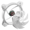XPG HURRICANE 120 ARGB PWM White, ventiliatorius, 12 cm, 600 aps./min., 2000 aps./min., balta