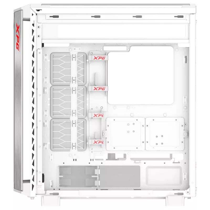 XPG BATTLECRUISER II ST Mid-Tower White, Midi Tower, PC, White, ATX, EATX, micro ATX, Mini-ITX, nerūdijantis plienas, Žaidimams