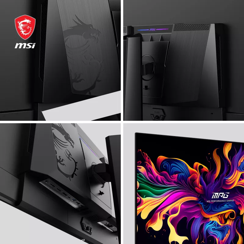 MSI MPG 271QRXDE QD-OLED kompiuterio monitorius 67,3 cm (26,5 col.) 2560 x 1440 pikseliai Wide Quad HD juodas