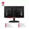 MSI MPG 271QRXDE QD-OLED kompiuterio monitorius 67,3 cm (26,5 col.) 2560 x 1440 pikseliai Wide Quad HD juodas