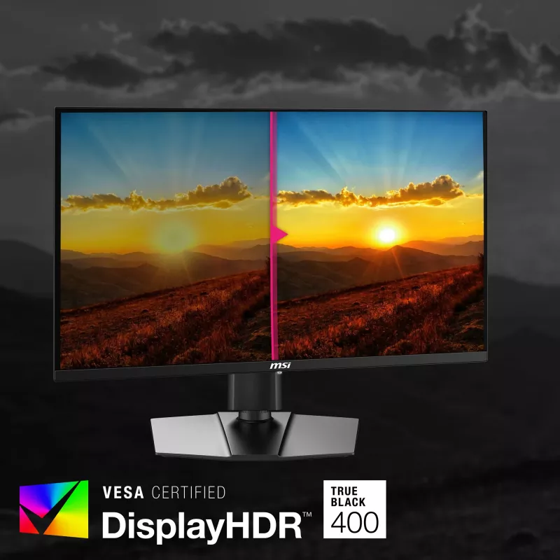 MSI MPG 271QRXDE QD-OLED kompiuterio monitorius 67,3 cm (26,5 col.) 2560 x 1440 pikseliai Wide Quad HD juodas