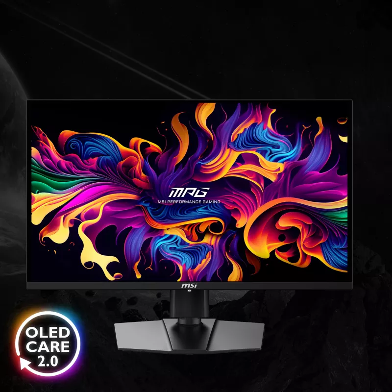 MSI MPG 271QRXDE QD-OLED kompiuterio monitorius 67,3 cm (26,5 col.) 2560 x 1440 pikseliai Wide Quad HD juodas