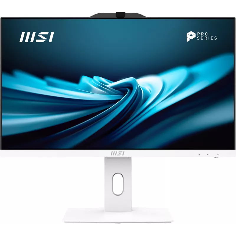 All-in-One PC MSI Pro AP242P 14M-691EU — 23,8 col. FHD IPS, Intel Core i5-14400, 16 GB DDR5, 512 GB SSD, Windows 11 Pro, Wi‑Fi 6E, balta