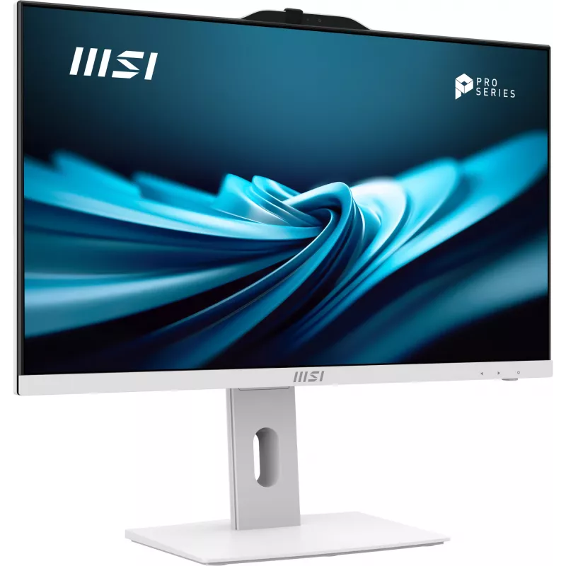 All-in-One PC MSI Pro AP242P 14M-691EU — 23,8 col. FHD IPS, Intel Core i5-14400, 16 GB DDR5, 512 GB SSD, Windows 11 Pro, Wi‑Fi 6E, balta