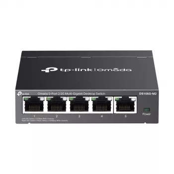 TP-Link Omada DS105G-M2 tinklo komutatorius Nevaldomas 2.5G Ethernet (100/1000/2500) Juodas