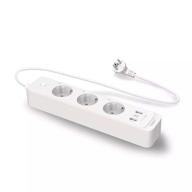 TP-Link Tapo P300 3 kintamosios srovės lizdai Type F (CEE 7/4) 1,5 m 3 2300 W Balta