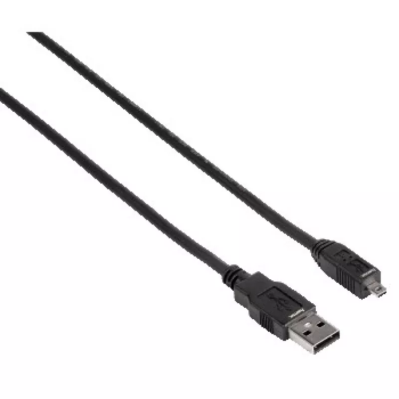 Hama USB 2.0 laidas, 1,8 m USB laidas USB A juodas