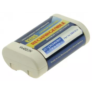 2-Power skaitmeninio fotoaparato baterija 6V 500mAh, 500 mAh, 6 V, ličio jonų (Li-Ion)