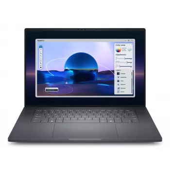 DELL Pro Max 16 Premium MA16250 Intel Core Ultra 9 285H mobilioji darbo stotis 40,6 cm (16 colių) Full HD+ 64 GB LPDDR5x-SDRAM 1 TB SSD NVIDIA RTX PRO 2000 Juodawell Wi-Fi 7 (802.11be) Windows 11 Pro vokiška juoda
