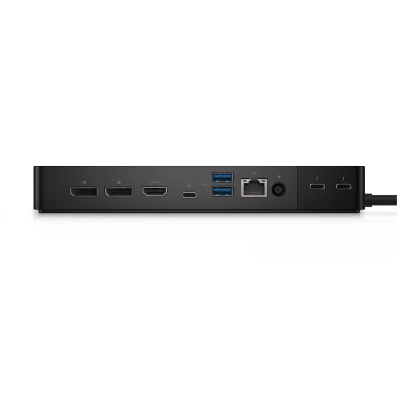 DELL Thunderbolt™ dokas – WD22TB4, prijungimo stotelė, Thunderbolt, 10,100,1000 Mbit/s, juoda, 5120 x 2880 pikselių, DC