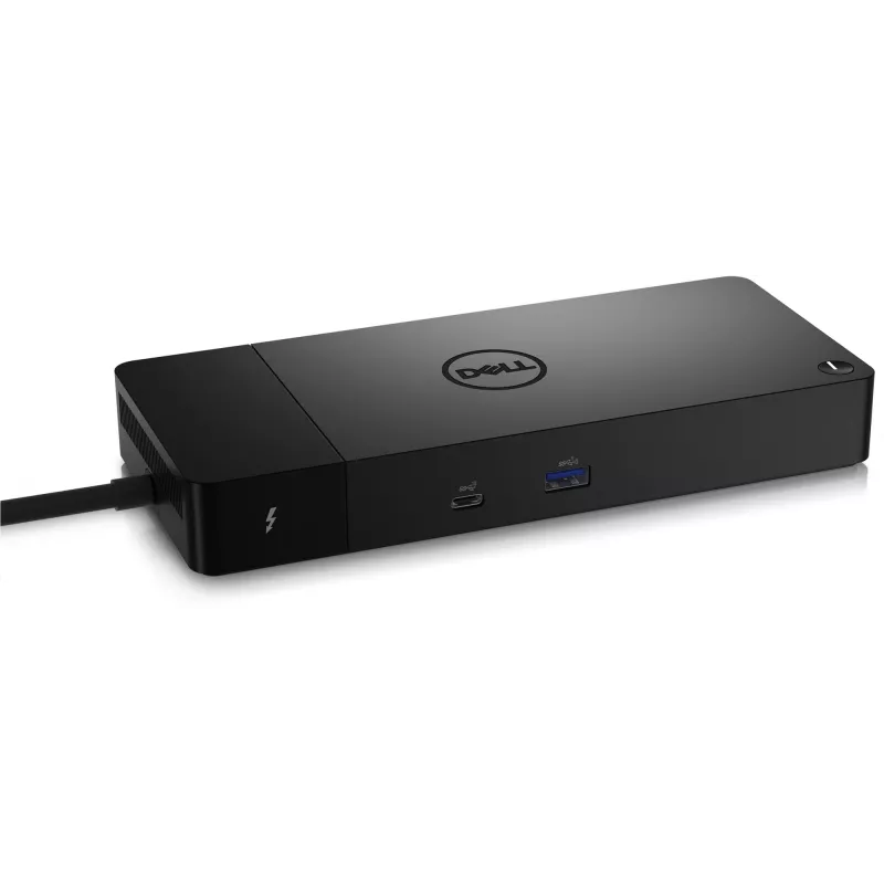 DELL Thunderbolt™ dokstotis – WD22TB4, Prijungimo stotelė, Thunderbolt, 10,100,1000 Mbit/s, Juoda, 5120 x 2880 pikselių, DC