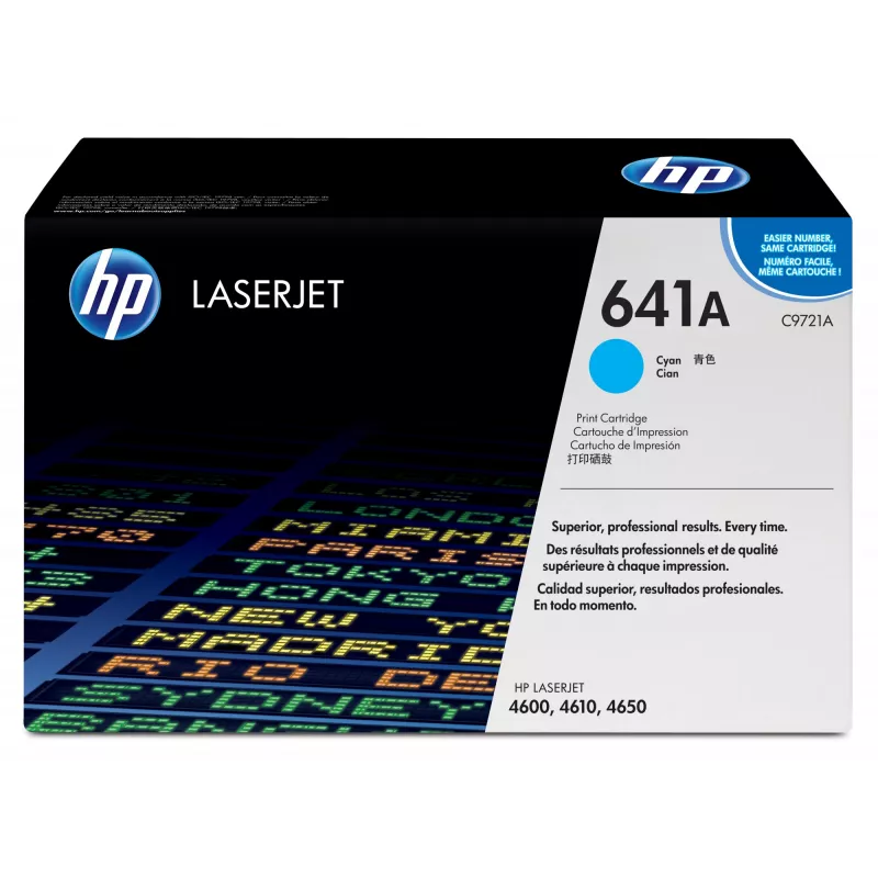 HP 641A Žydras Originali LaserJet dažų kasetė 1 vnt.
