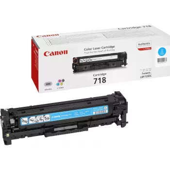 Canon CRG-718 C tonerio kasetė 1 vnt. Originali Cian