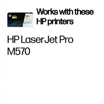 HP 507A Geltona Originali LaserJet tonerio kasetė