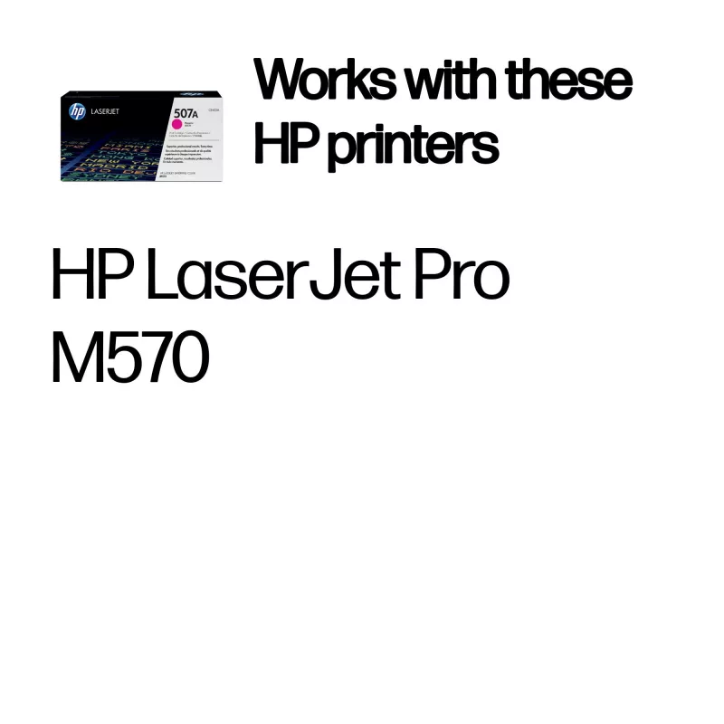 HP 507A Magenta Originali LaserJet tonerio kasetė