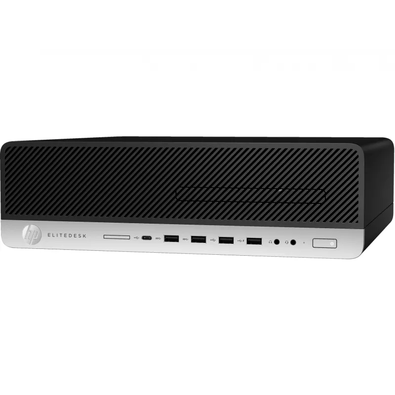 T1A HP EliteDesk 800 G5 Atnaujintas Intel® Core™ i5 i5-9500 16 GB DDR4-SDRAM 512 GB SSD Windows 11 Pro SFF PC juoda, sidabrinė