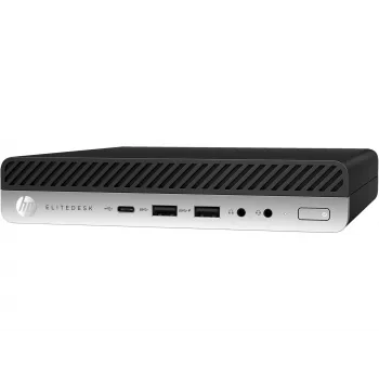 T1A HP EliteDesk 800 G5 Atnaujintas Intel® Core™ i5 i5-9500T 8 GB DDR4-SDRAM 512 GB SSD Windows 11 Pro Mini kompiuteris Juoda, Sidabrinė