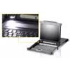 ATEN CL5708N stovo pultas 48,3 cm (19 colių) juodas 1U