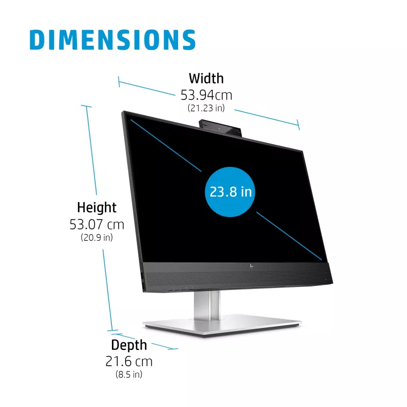 Monitorius HP E24mv G4 23.8 col. Full HD 1920x1080