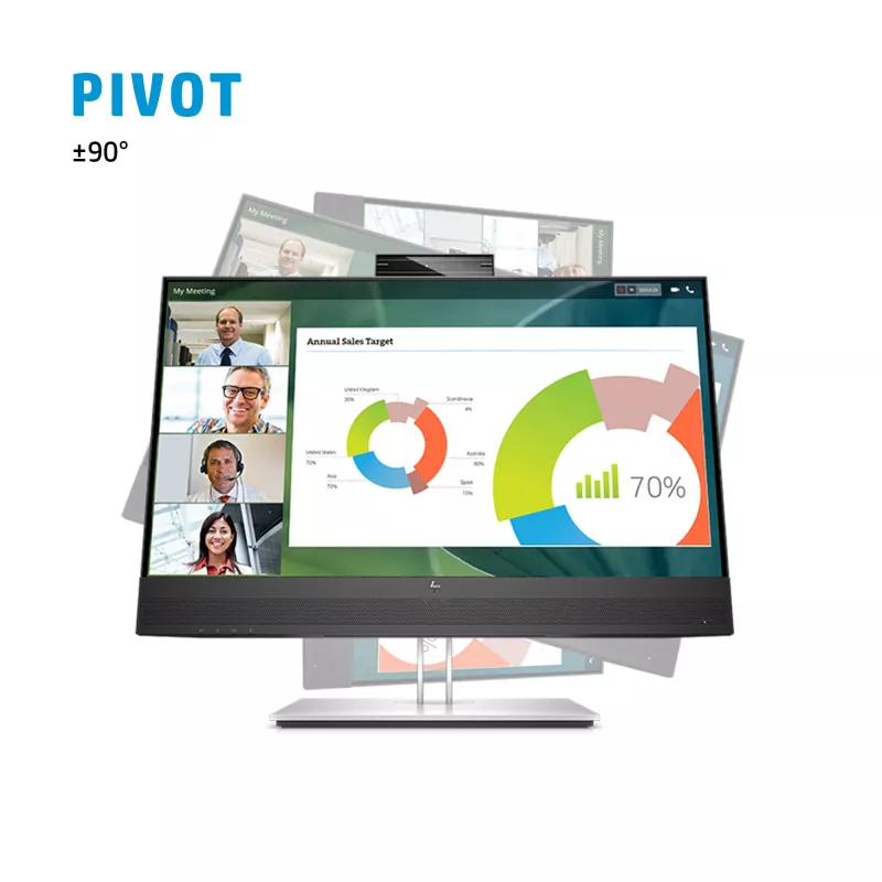 Monitorius HP E24mv G4 23.8 col. Full HD 1920x1080