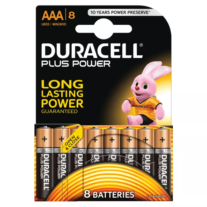 Duracell MN2400B8 buitinė baterija Vienkartinė baterija AAA Šarminė