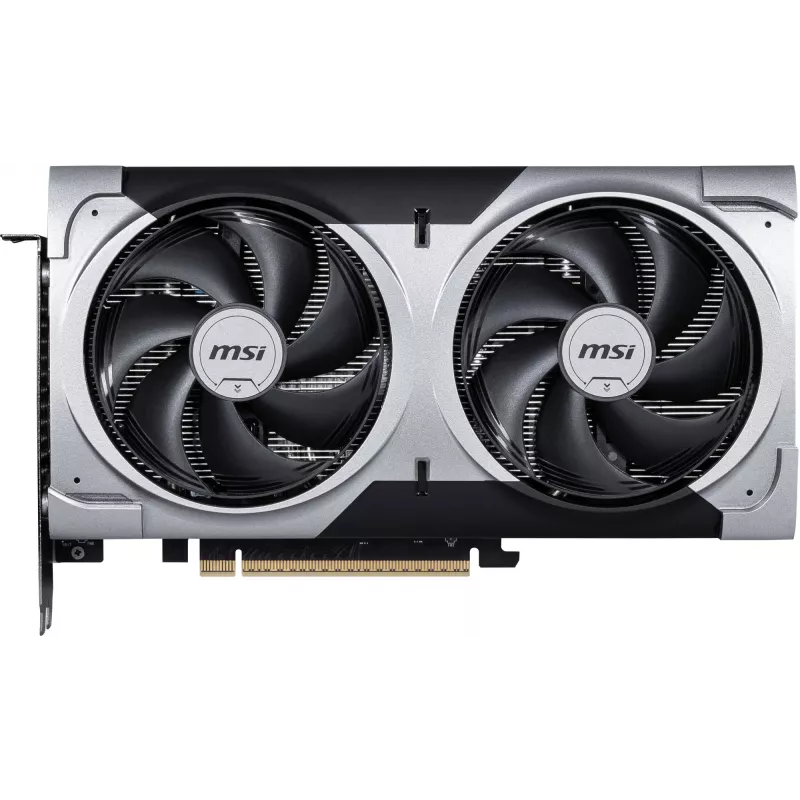 Vaizdo plokštė MSI GeForce RTX 5060 Ti 16 GB GDDR7, PCIe 5.0, 128 bitų, 2602 MHz spartinimas, 180 W, 2 ventiliatoriai