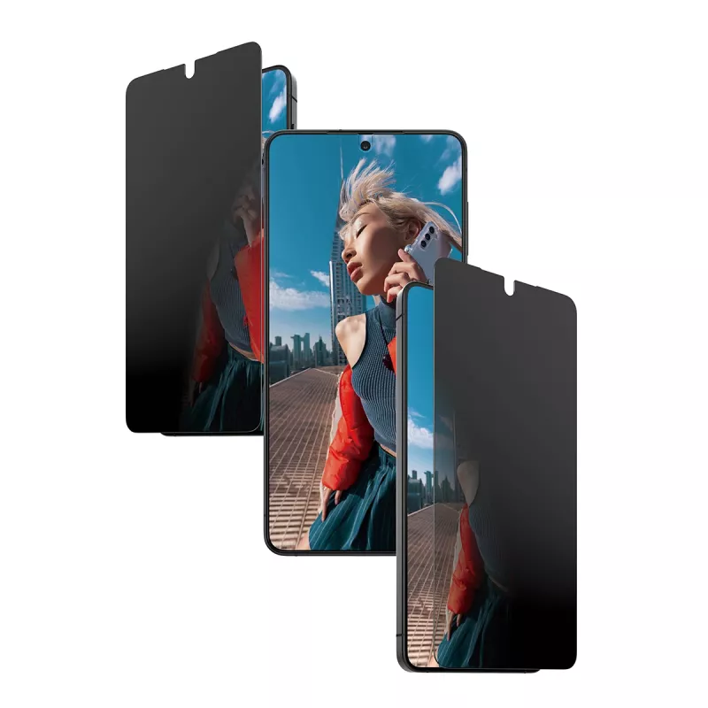 PanzerGlass ® 2 krypčių privatumo ekrano apsauga Samsung Galaxy S26+ | Itin platus pritaikymas su EasyAligner