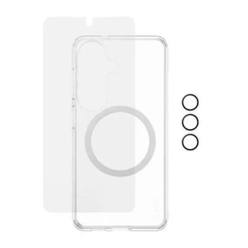 Ekrano apsauga PanzerGlass CARE 3-in-1, skirta Samsung Galaxy S (2026) – PanzerGlass
