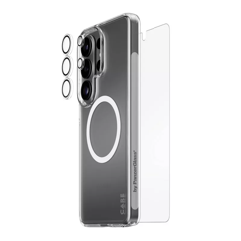 Ekrano apsauga PanzerGlass CARE 3-in-1, skirta Galaxy S Ultra 2026, modelis CR46018