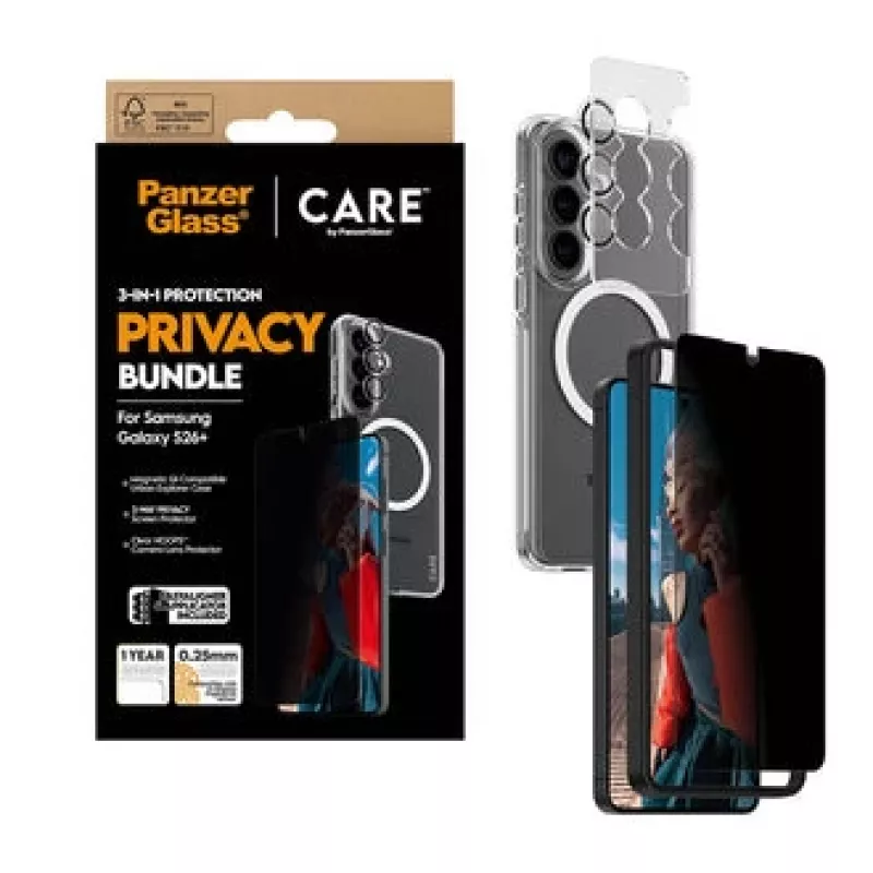 PanzerGlass CR94821 mobiliojo telefono dėklas 17 cm (6,7 col.) Užvalkalas Juoda, Skaidri