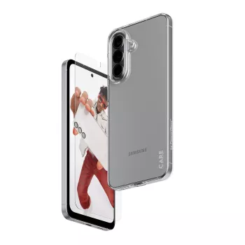 Ekrano apsauginio stiklo ir kameros objektyvo dangtelio rinkinys PanzerGlass CARE, skirtas Samsung Galaxy A57 (CR37016)