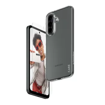 Ekrano apsaugos ir dėklo rinkinys PanzerGlass Samsung Galaxy A37 (CR46764) 2-in-1 CARE