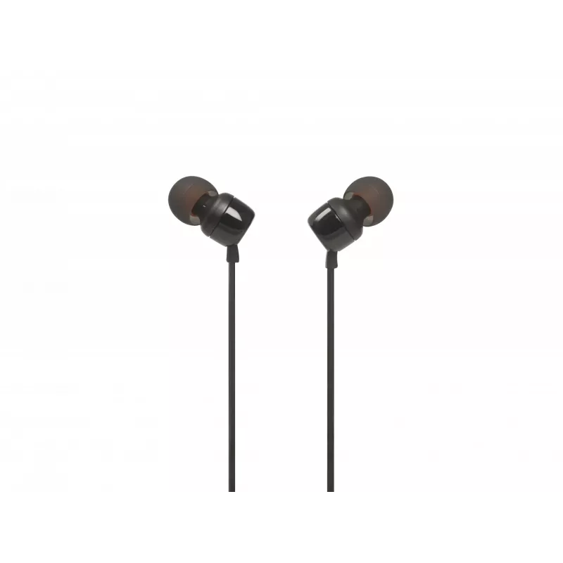 JBL Tune 110 Juoda, laidinis, 20 - 20000 Hz, muzikai, ausinės, juodos