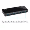 TP-Link UH720 USB 3.2 Gen 1 (3.1 Gen 1) Micro-B 5000 Mbit/s juodas