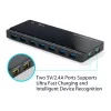 TP-Link UH720 USB 3.2 Gen 1 (3.1 Gen 1) Micro-B 5000 Mbit/s juodas