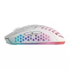 Mars Gaming MMW3W, belaidė žaidimų pelė, RGB Flow, itin lengva 79 g, 3200 DPI, balta