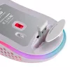 Mars Gaming MMW3W, belaidė žaidimų pelė, RGB Flow, itin lengva 79 g, 3200 DPI, balta