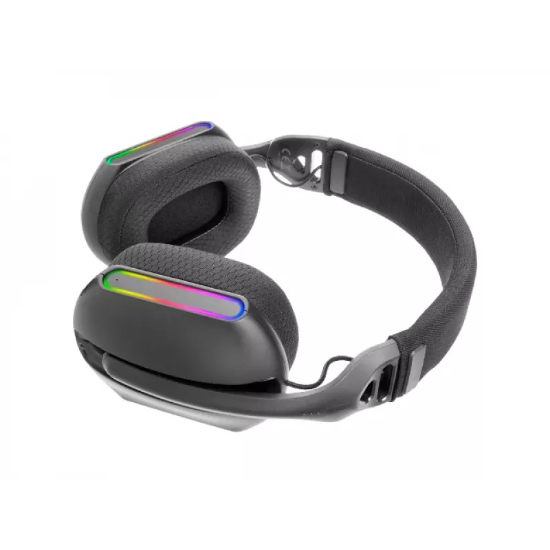 Mars Gaming MHW-PRO ausinės laidinės ir belaidės galvos juostos USB Type-C Bluetooth juodos