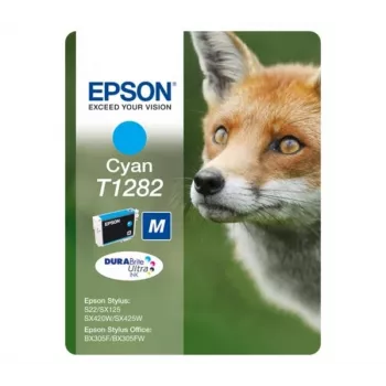 Epson Fox Singlepack Žydra T1282 DURABrite Ultra rašalas, žydra, 1 vnt.