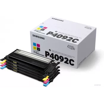 Samsung CLT-P4092C 4 vnt. juodų, žydrų, purpurinių, geltonų tonerio kasečių pakuotė