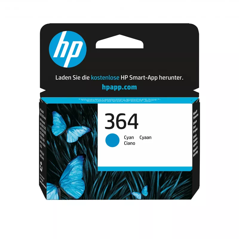 HP 364 Žydra Originali rašalo kasetė, Žydra, 1 vnt., 300 puslapių