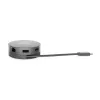 DELL Pro 7 viename USB-C kelioninis šakotuvas - DA310, laidinis, USB 3.2 Gen 2 (3.1 Gen 2) Type-C, 10,100,1000 Mbit/s, sidabrinis, 3840 x 2160 pikselių, 1920 x 1080 pikselių