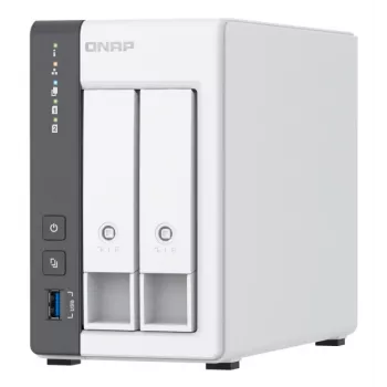 QNAP TS-216G NAS/atminties serveris Bokštas Cortex-A Cortex-A55 4 GB HDD Balta