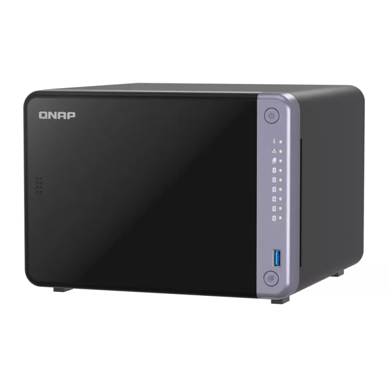 QNAP TS-632X-4G NAS atminties serveris Bokštas Alpine Alpine AL-524 4 GB DDR4 QNAP QTS Juoda