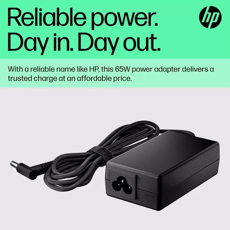 HP 65 W išmanusis kintamosios srovės adapteris, suderinamas su HP ProBook 440 G6 nešiojamuoju kompiuteriu; HP ProBook 450 G6 nešiojamuoju kompiuteriu; HP ProBook x360 11..., verslo, 5 – 35 °C, -20 – 85 °C, CCC, CE, BSMI, 47 mm