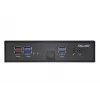 Shuttle XPC plonas Barebone DS50U, Intel Celeron 7305, 2x LAN (1x 2.5Gbit ,1x 1Gbit), 1xCOM,1xHDMI,1xDP, 1x VGA, be ventiliatoriaus, nuolatinis veikimas 24/7