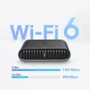 TP-Link AX1500 Wi-Fi 6 kelioninis maršrutizatorius, Wi-Fi 6 (802.11ax), dviejų juostų (2,4 GHz / 5 GHz), Ethernet LAN, juodas, nešiojamas maršrutizatorius