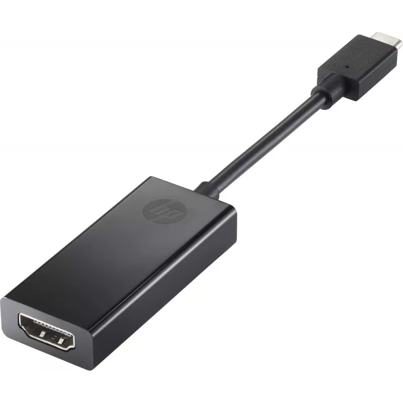 HP USB-C į HDMI adapteris, juodas, 11 mm, 25 mm, 150 mm, 25,4 g, 0–40 °C